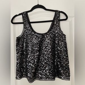 Express Sequins Top Size S